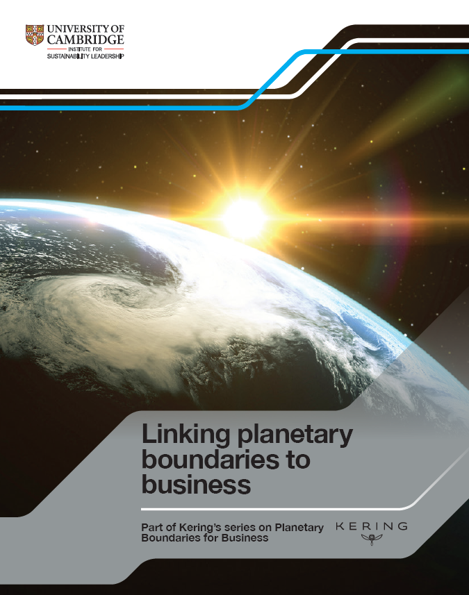 Linking planetary boundaries to business: Part of Kering’s series on planetary boundaries for business