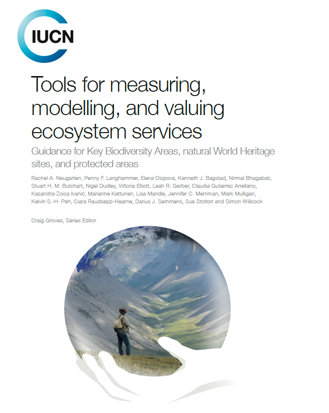 Tools for measuring, modelling, and valuing ecosystem services : guidance for Key Biodiversity Areas, natural World Heritage sites, and protected areas.