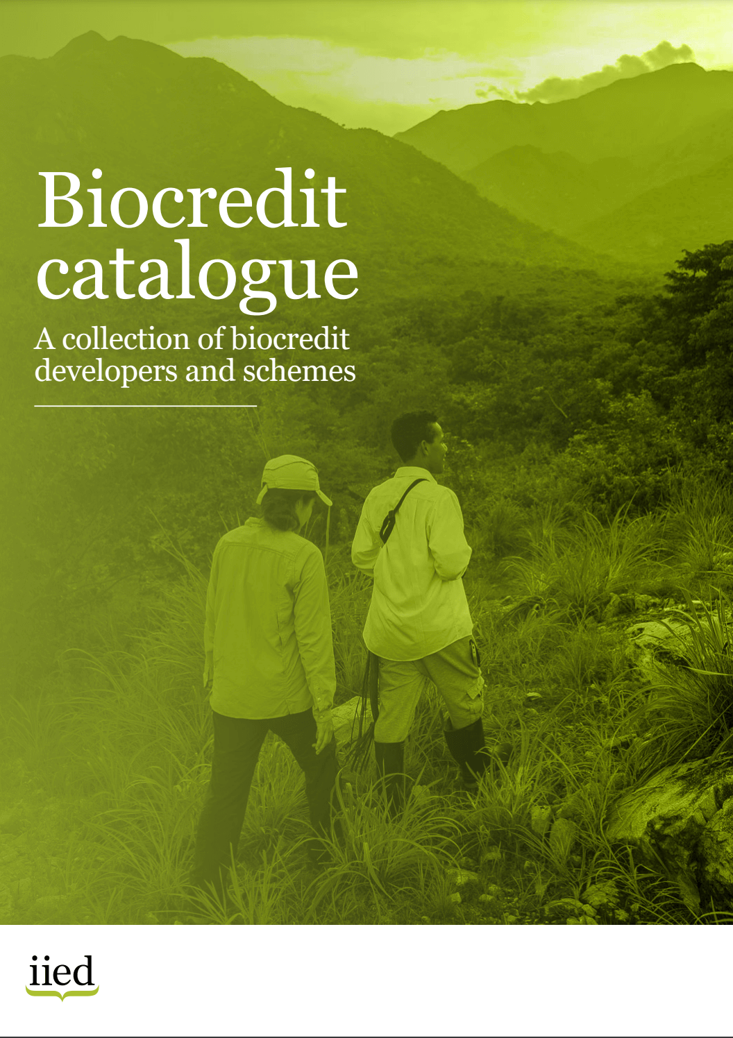 Biocredit catalog. A collection of biocredit developers and scheme