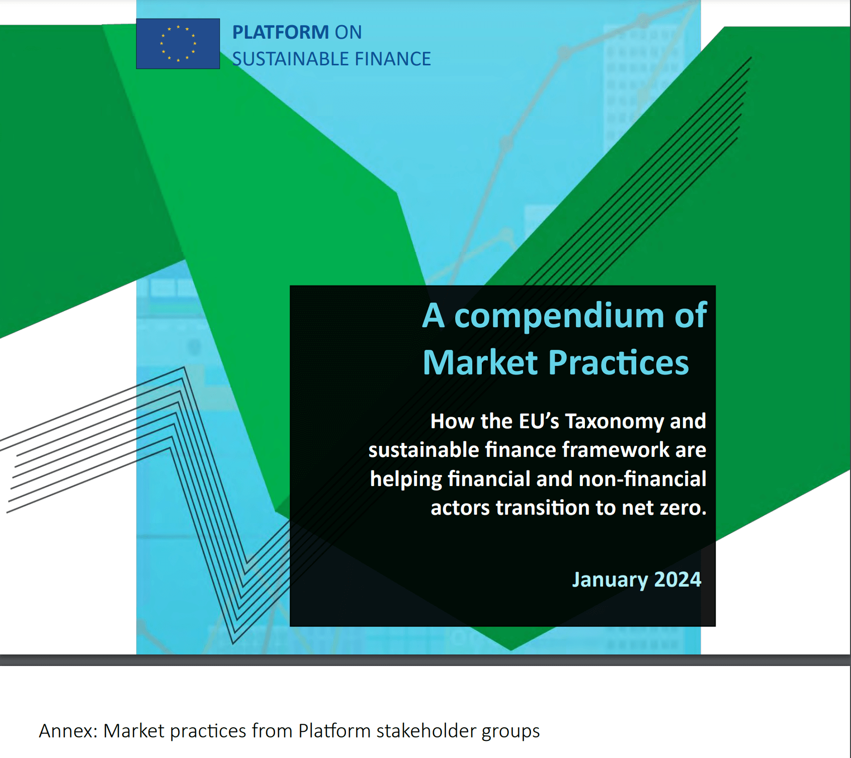 Annex: Market practices from Platform stakeholder groups (A compendium of Market Practices How the EU’s Taxonomy and sustainable finance framework are helping financial and non-financial actors transition to net zero)
