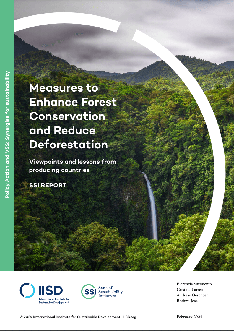 Measures to Enhance Forest Conservation and Reduce Deforestation. Viewpoints and lessons from producing countries