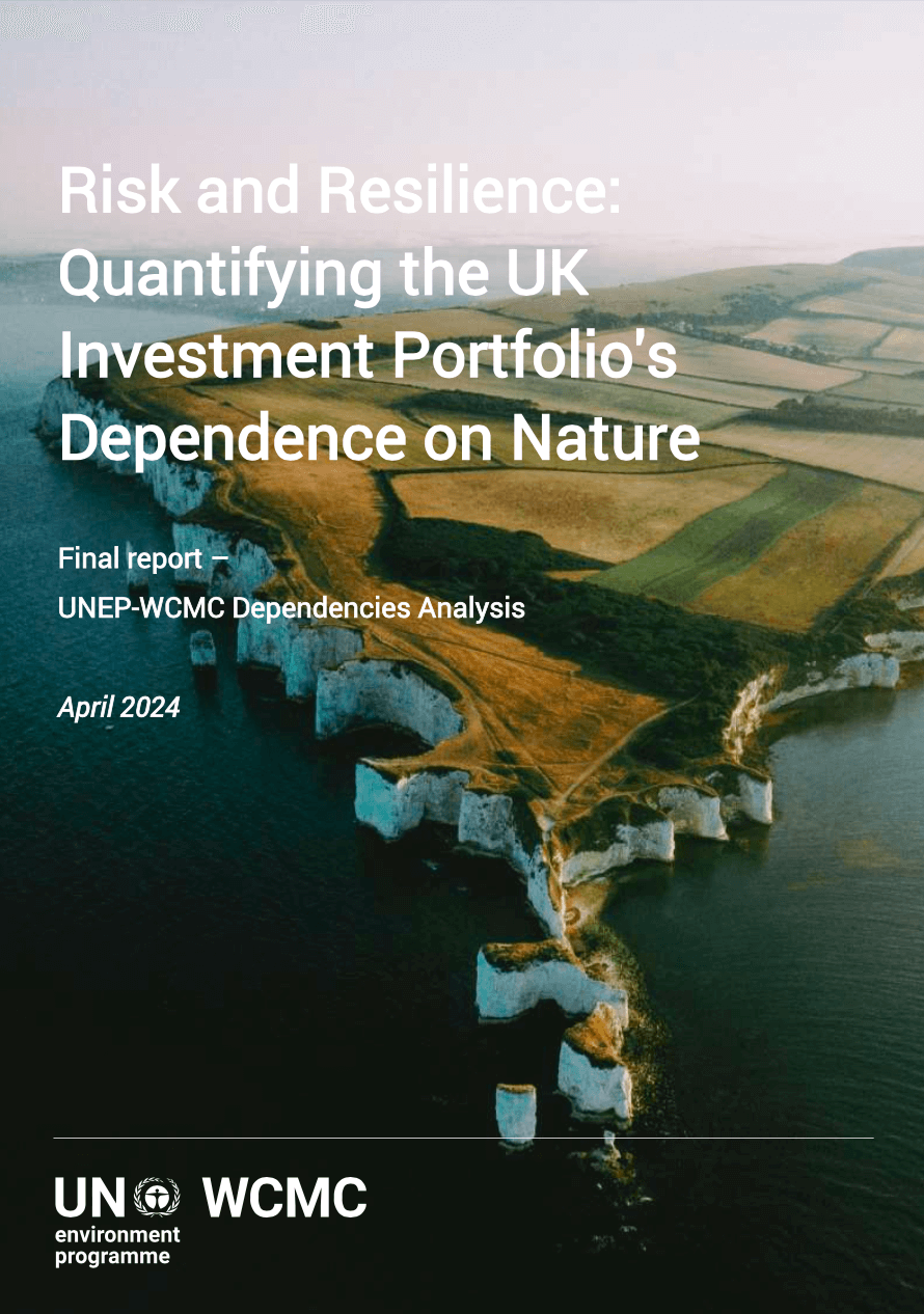Risk and Resilience: Quantifying the UK Investment Portfolio’s Dependence on Nature