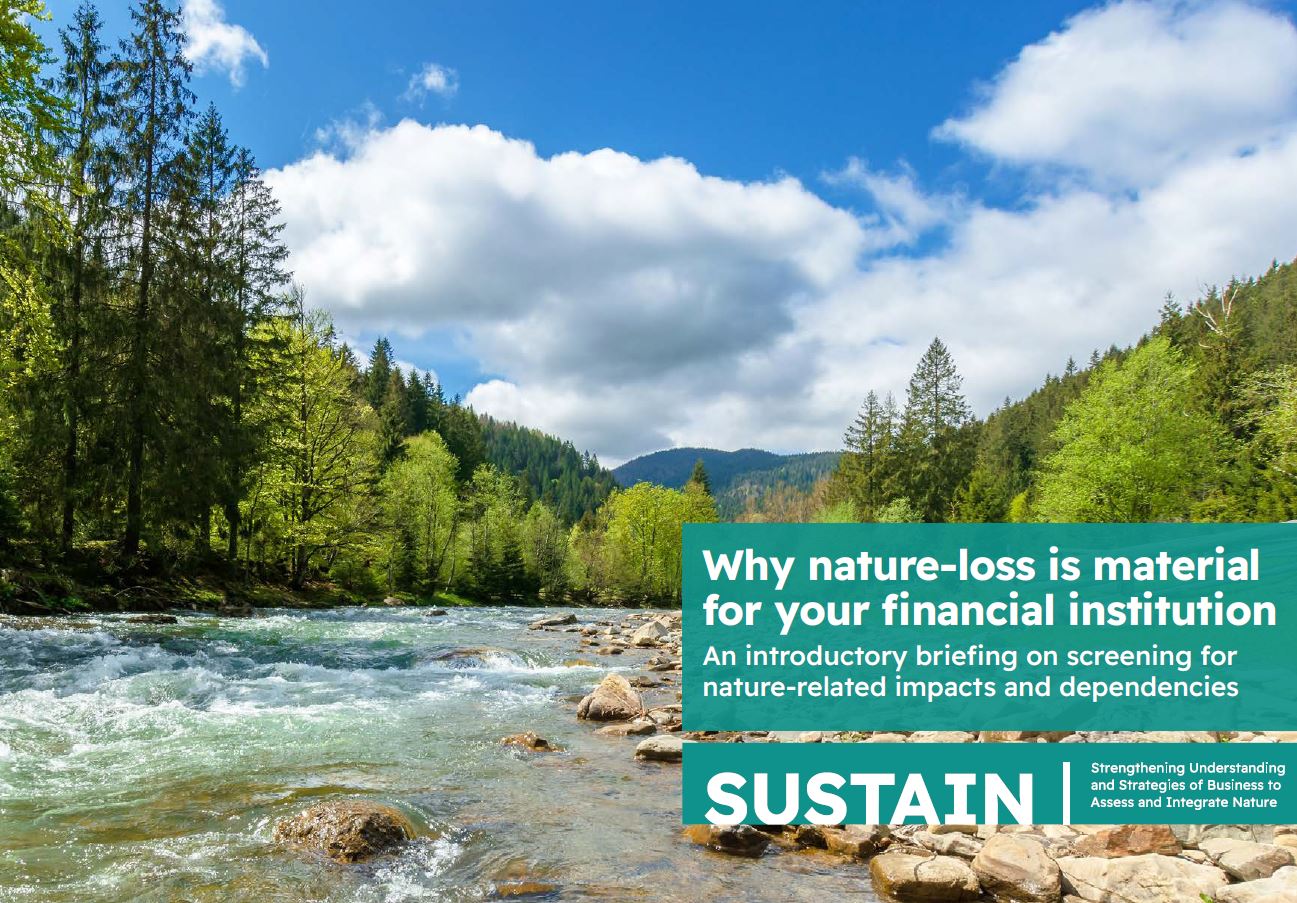 Why nature-loss is material for your financial institution
