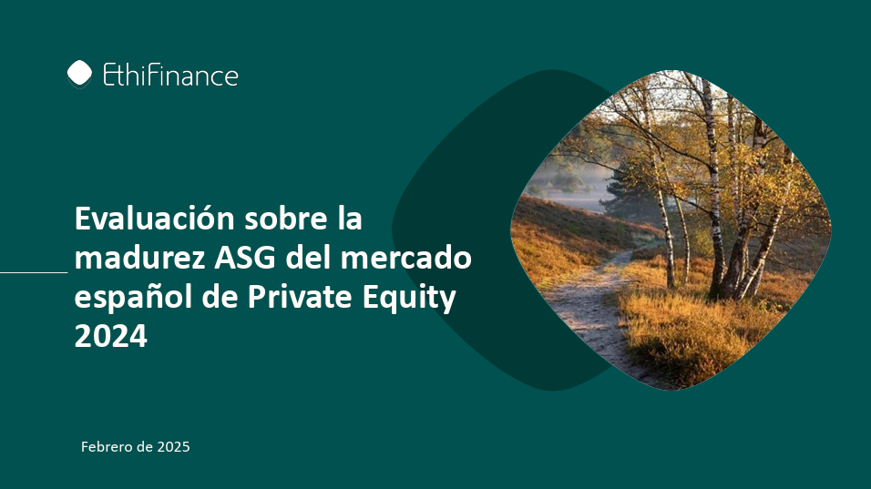 Evaluación sobre la madurez ASG del mercado español de Private Equity 2024