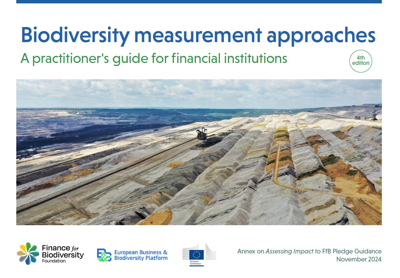 Biodiversity measurement approaches: A practitioner’s guide for financial institutions